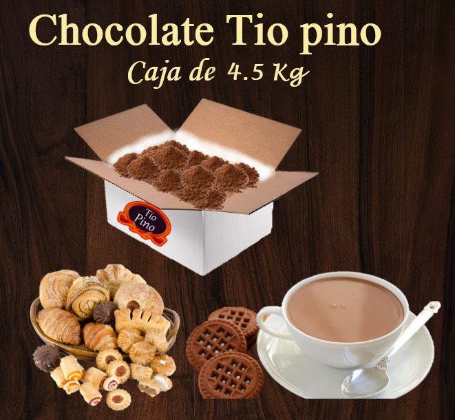 caja de chocolate 4.5 kg.